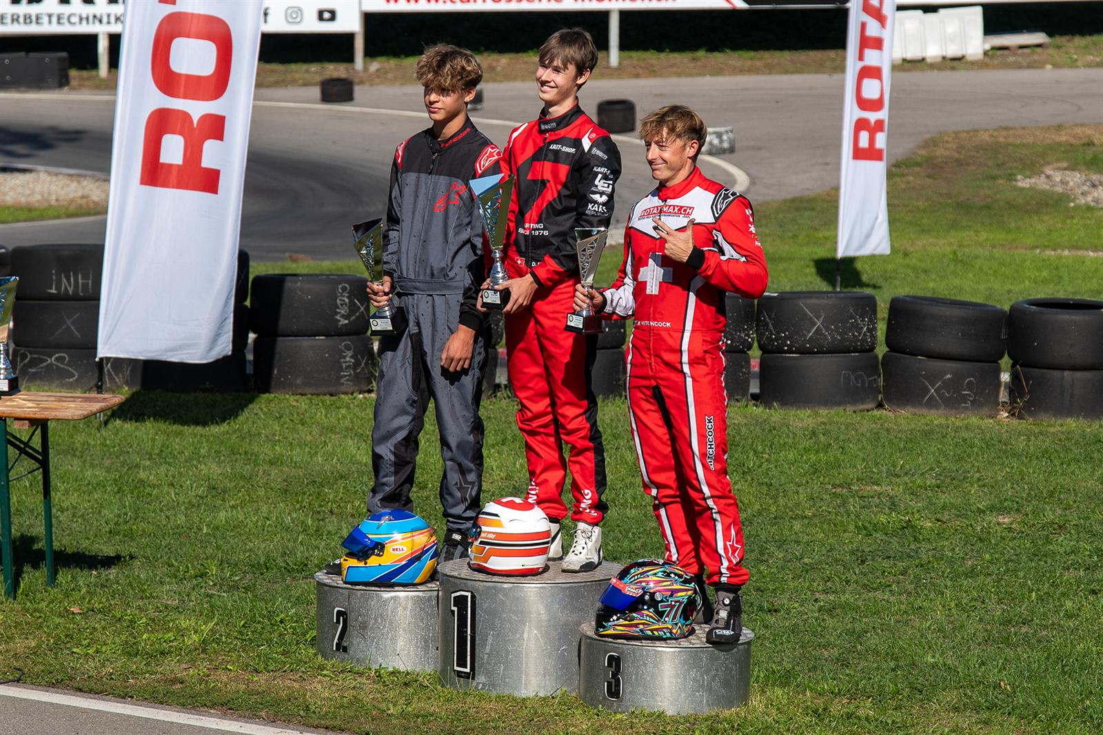 Kart race at Rotax Cup Wohlen